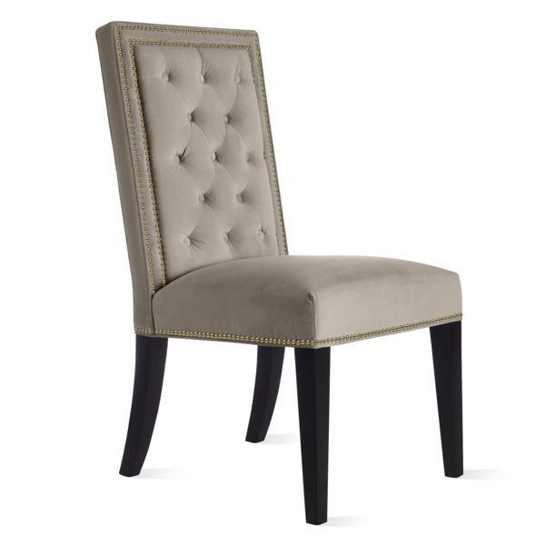 Maxwell Dining Chair With Nailheads - Espresso Maxwell Dining Chair With Nailheads - Espresso