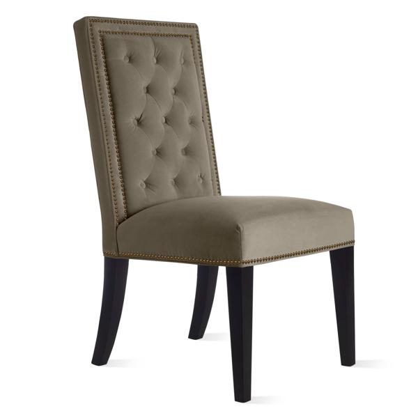 Maxwell Dining Chair With Nailheads - Espresso Maxwell Dining Chair With Nailheads - Espresso