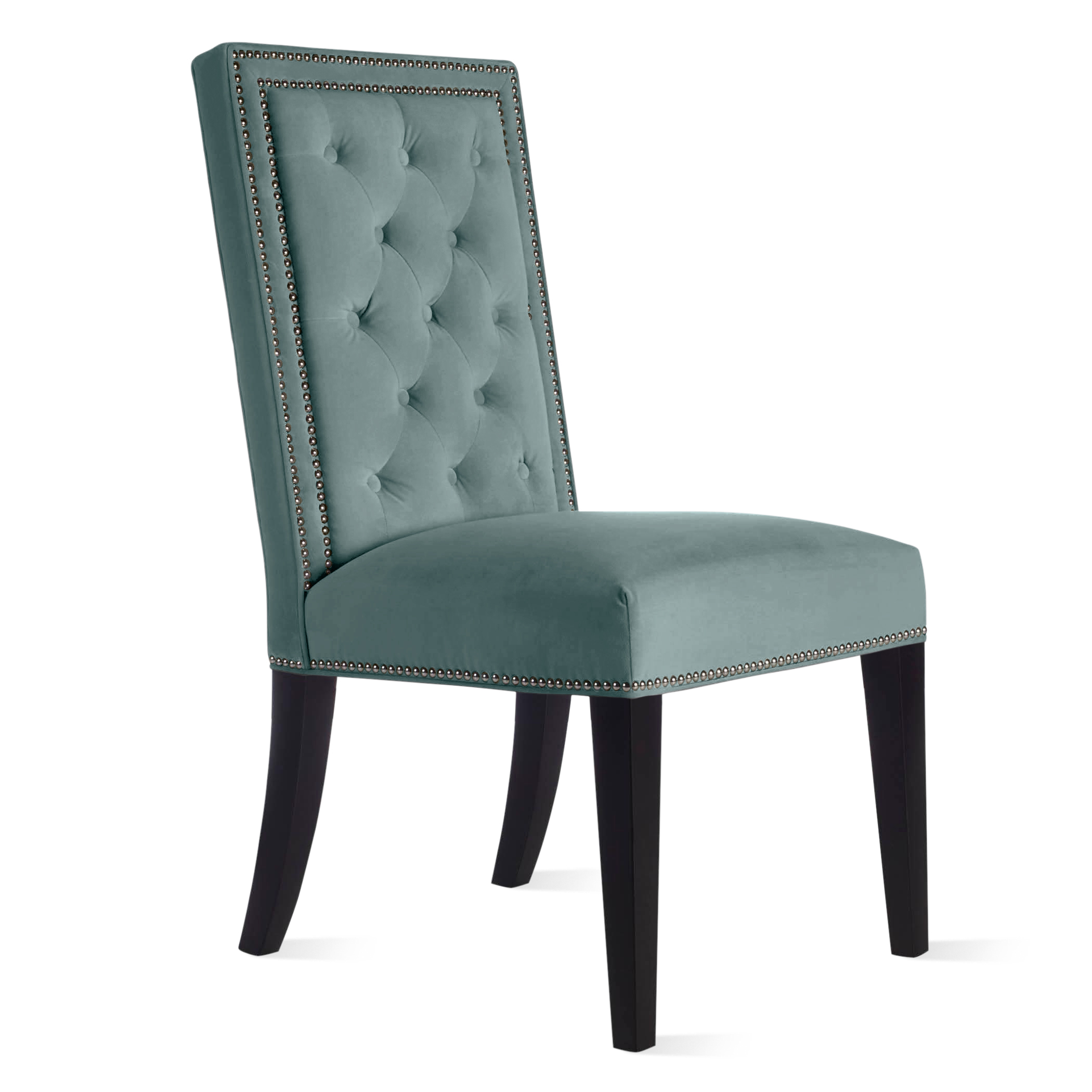 Maxwell Dining Chair With Nailheads - Espresso Maxwell Dining Chair With Nailheads - Espresso