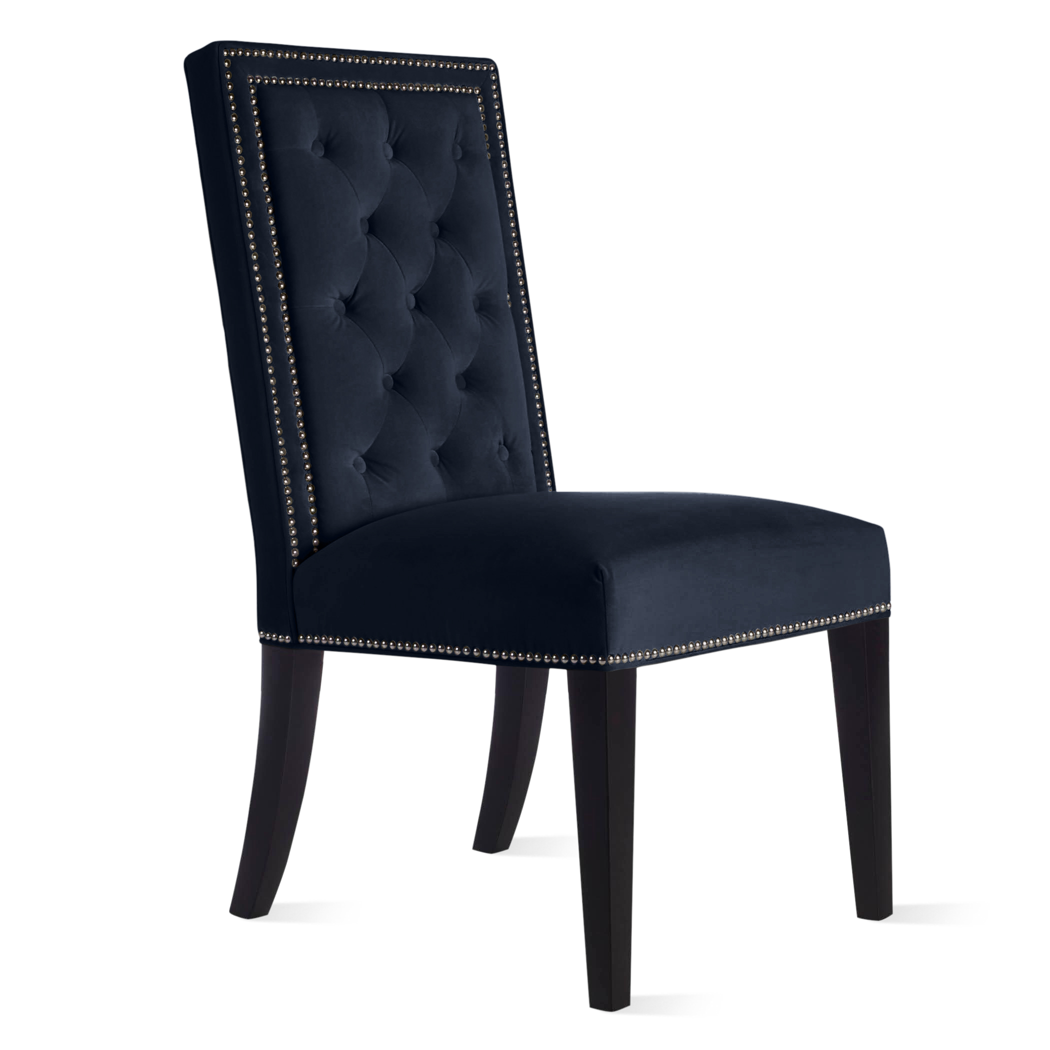 Maxwell Dining Chair With Nailheads - Espresso Maxwell Dining Chair With Nailheads - Espresso
