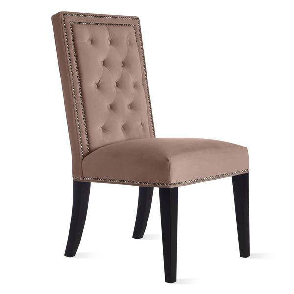 Maxwell Dining Chair With Nailheads - Espresso Maxwell Dining Chair With Nailheads - Espresso