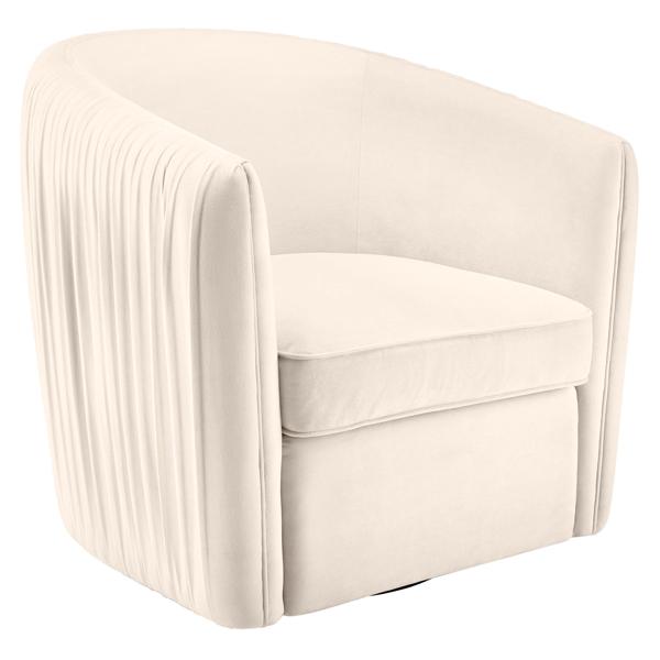 Aria Pleated Swivel Chair