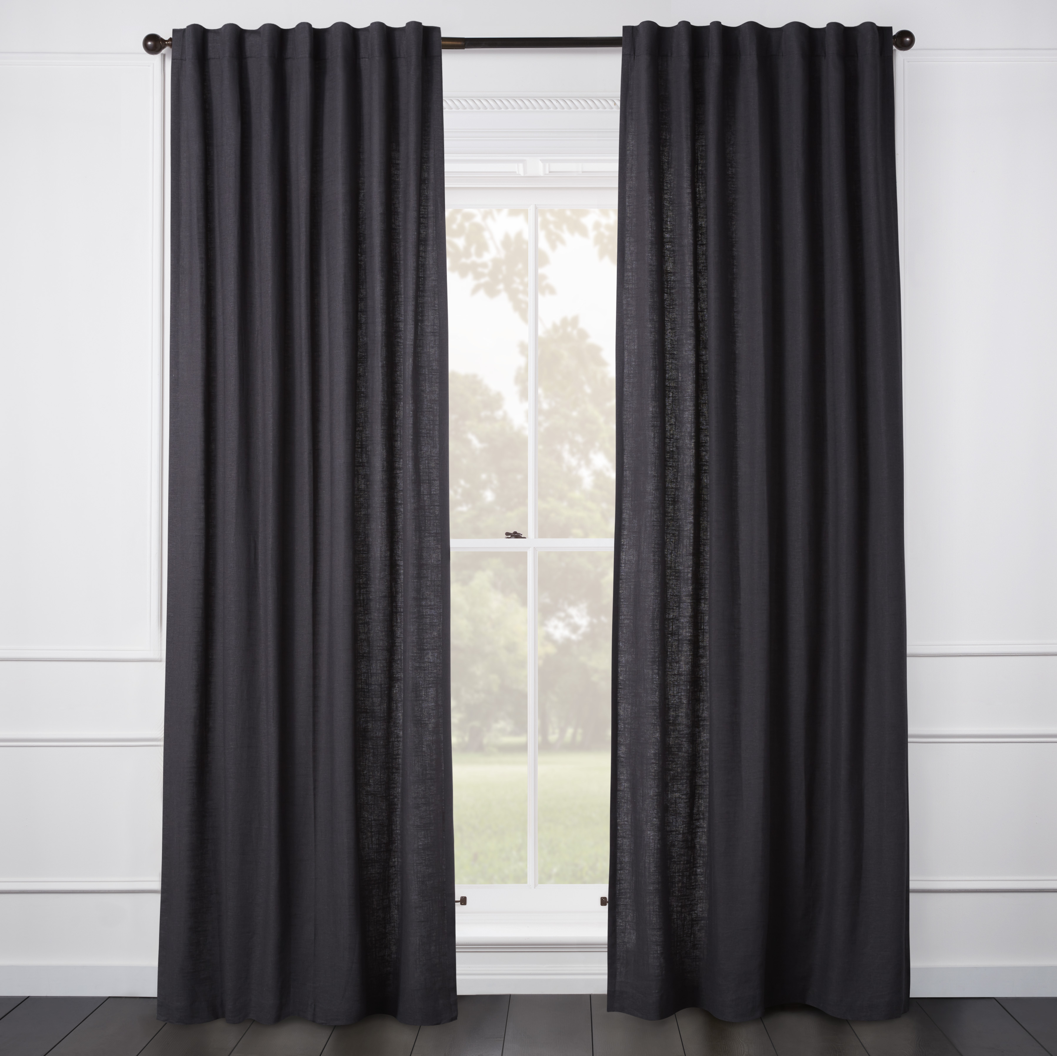 Audrey Linen Charcoal - Custom Audrey Linen Charcoal - Custom