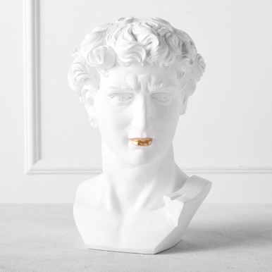 Gold Floral Bust