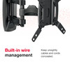 Rocketfish Full-Motion TV Wall Mount for 19" - 39" inch TVs - Black