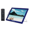 Trexonic Portable Rechargeable 14 Inch 720p LED TV, Blue