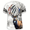 Ahoyprints Personalized Name Hunting Season America Deer Hunting Men's T-Shirt