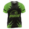 Ahoyprints Funny Personalized Name Pickleball Team Green Black Men's T-shirt