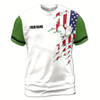 Ahoyprints Personalized America Patriotic Pickleball Team Men's T-shirt