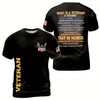 Ahoyprints What Is A Veteran That Is Honor Patriotic American Veteran 3D T-Shirt