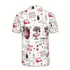 Ahoyprints Funny Adorable Flamingo Par Then Bar Men's Polo Shirt