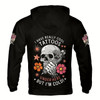 Ahoyprints Personalized Name Skull Tattoo Artist I Have Really Cool Tatttoos Sweatshirt