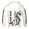 Ahoyprints Personalized Name Pike Hunter Fisherman Hoodie Sweatshirt