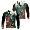 Ahoyprints Personalized Name Deer Hunting American Hunting Season Hoodie Sweatshirt