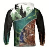 Ahoyprints Personalized Name Deer Hunting American Hunting Season Hoodie Sweatshirt