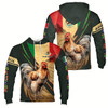 Ahoyprints Personalized Name Mexico Rooster With Aztec Pattern Hoodie Sweatshirt