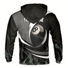 Ahoyprints Personalized Basic Billiard Passion 8-Balls Hoodie Sweatshirt