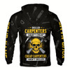 Ahoyprints Personalized name Carpenter Skilled Carpenters Aren't Cheap Hoodie Sweatshirt