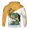 Ahoyprints Personalized Name Unisex Novelty Walleye Fishing Pullover, Fish Reaper Hoodie Sweatshirt