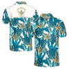 Ahoyprints Personalized Name Lodge Name Masonic Freemasonry Tropical Plants Men's Polo Shirt