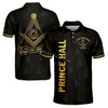 Ahoyprints Personalized Name Lodge Name Prince Hall PHA Freemasonry Masonic Men's Polo Shirt