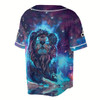 Ahoyprints Galaxy Zodiac Constellation Leo Baseball Jersey