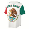 Ahoyprints Personalized Name Number Mexico Lover Mexican Flag Baseball Jersey