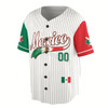 Ahoyprints Personalized Mexico Baseball Lover Baseball Jersey