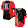 Ahoyprints Personalized Name Puerto Rico Coat Of Arms Puerto Rico Flag Baseball Jersey
