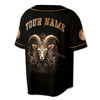 Ahoyprints Personalized Capricorn Baseball Jersey, Capricorn Horoscope Gift Idea, Birthday Gift