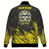 Ahoyprints Personalized Dart Unisex Bomber Jacket For Professional Dart Players Skull Dart For Dart Enthusiasts