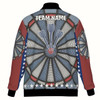 Ahoyprints Personalized Dart Unisex Bomber Jacket For Professional Dart Players For Dart Enthusiasts Style 6