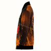 Ahoyprints Personalized Flame Of Fire Dart Unisex Bomber Jacket For Professional Dart Players For Dart Enthusiasts