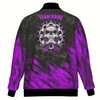 Ahoyprints Personalized Skull Dart Unisex Bomber Jacket For Professional Dart Players For Dart Enthusiasts Style 2