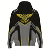 Ahoyprints Personalized Dart Unisex Zipper Hoodie With Custom Heartbeat Pattern For Dart Players And Enthusiasts