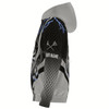 Ahoyprints Personalized Dart Unisex Zipper Hoodie With Thunder Lightning Design For Dart Players And Enthusiasts