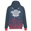Ahoyprints Personalized Darts Unisex Zipper Hoodie In And For Dart Players And Enthusiasts Style 2