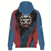 Ahoyprints Personalized Darts Unisex Zipper Hoodie In And With Skull Design For Dart Players And Enthusiasts