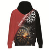 Ahoyprints Personalized Darts Unisex Zipper Hoodie With And Dart Design For Dart Players And Enthusiasts
