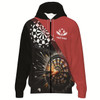 Ahoyprints Personalized Darts Unisex Zipper Hoodie With And Dart Design For Dart Players And Enthusiasts