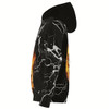 Ahoyprints Personalized Darts Unisex Zipper Hoodie With Flame Darts Lightning And Thunder For Dart Players