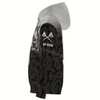 Ahoyprints Personalized Dart Unisex Zipper Hoodie For Dart Players And Enthusiasts "Viking Unity"