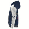 Ahoyprints Personalized Retro Darts Unisex Zipper Hoodie With And Pattern For Dart Players And Style 2