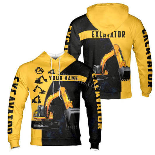 Ahoyprints Personalized Name Excalitor Working Hoodie Sweatshirt