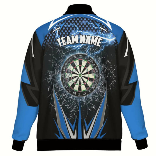 Ahoyprints Personalized Lightning 's Dart Unisex Bomber Jacket For Professional Dart Players For Dart Enthusiasts