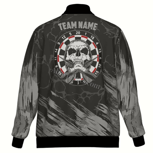 Ahoyprints Personalized Colorful Lightning Dart Unisex Bomber Jacket For Professional Dart Players For Dart Enthusiasts