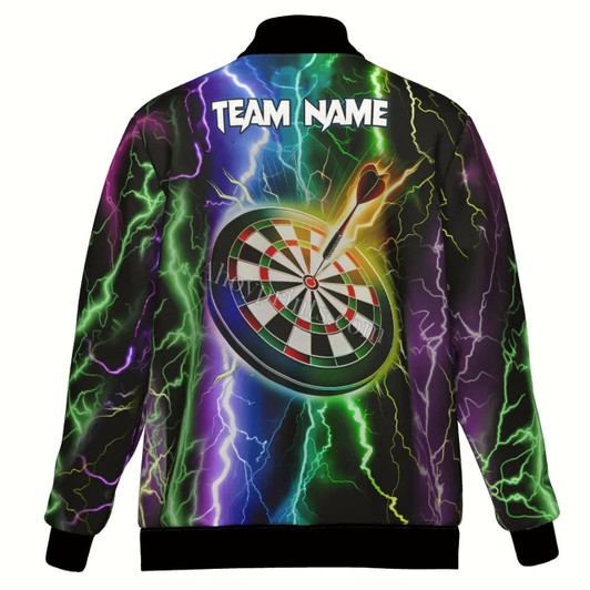 Ahoyprints Personalized Dart Beer That's Why I'm Here! Dart Unisex Bomber Jacket For Professional Dart Players
