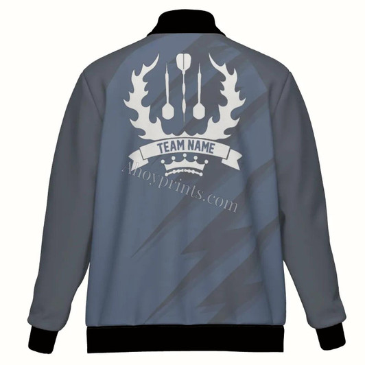 Ahoyprints Personalized Lightning Basic Dart Unisex Bomber Jacket For Professional Dart Players For Dart Enthusiasts