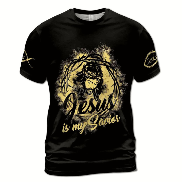 Ahoyprints Vintage Jesus Is My Savior Men's T-shirt