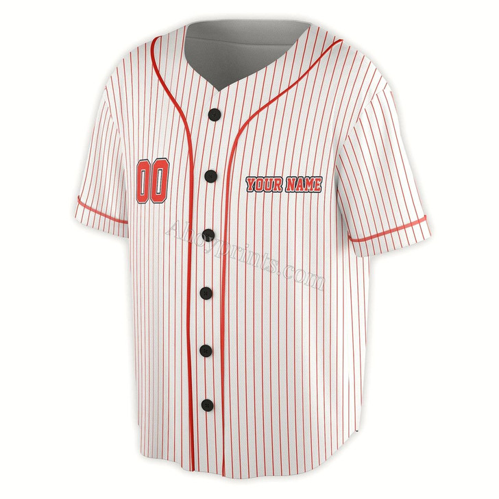 Ahoyprints Personalized Name Number Junior League Baseball Lover Gift Baseball Jersey